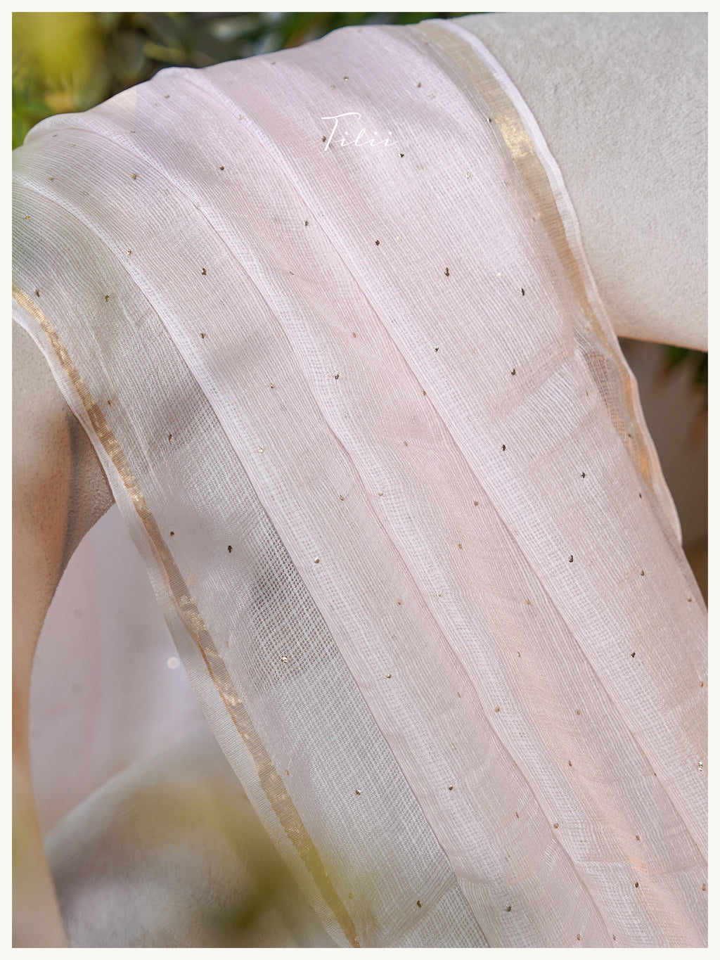 Unstitched mul chanderi suit set