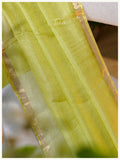 Silk Kota Dupatta in light green