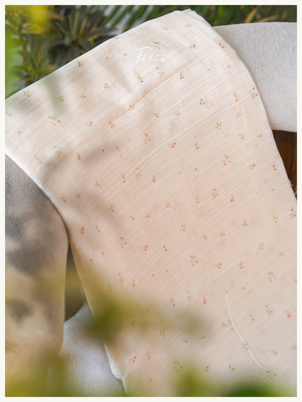 Unstitched mul chanderi suit set