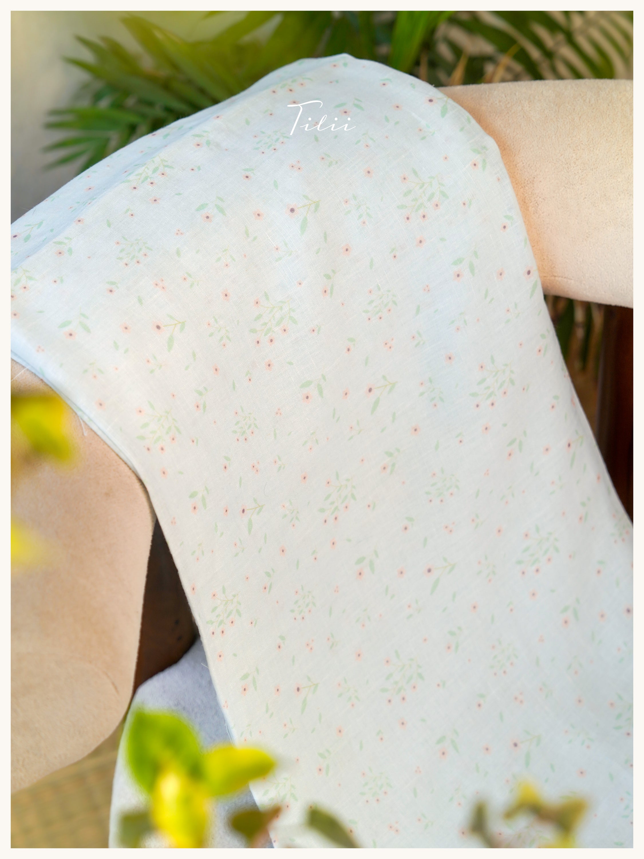 Unstitched mul chanderi suit set