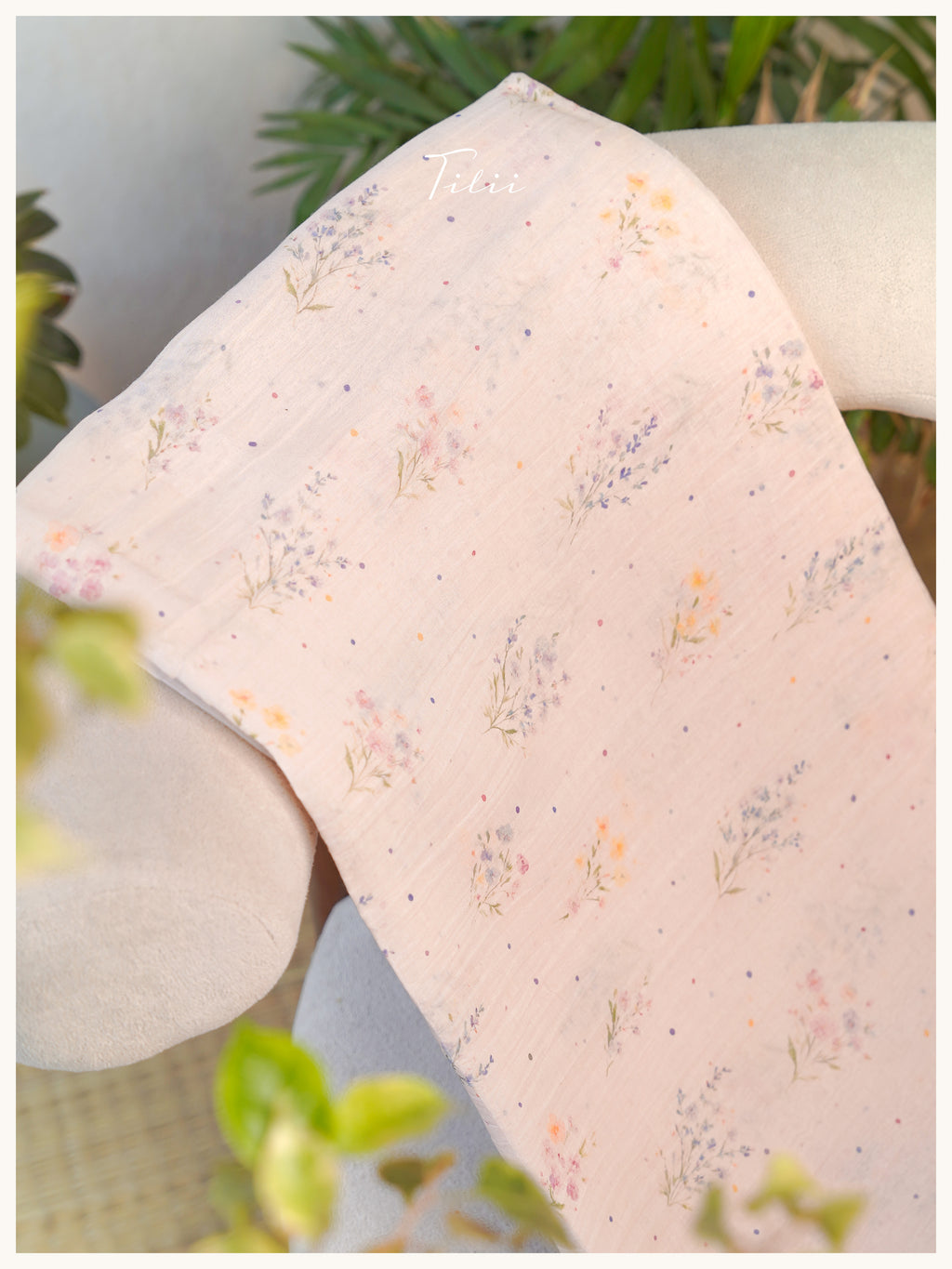 Unstitched mul chanderi suit set