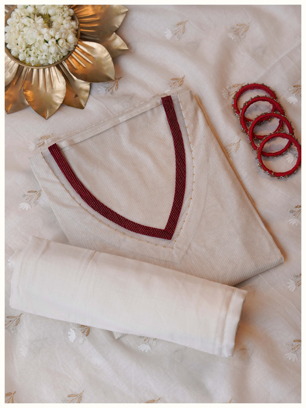3 Piece Semi stitched Suit Set