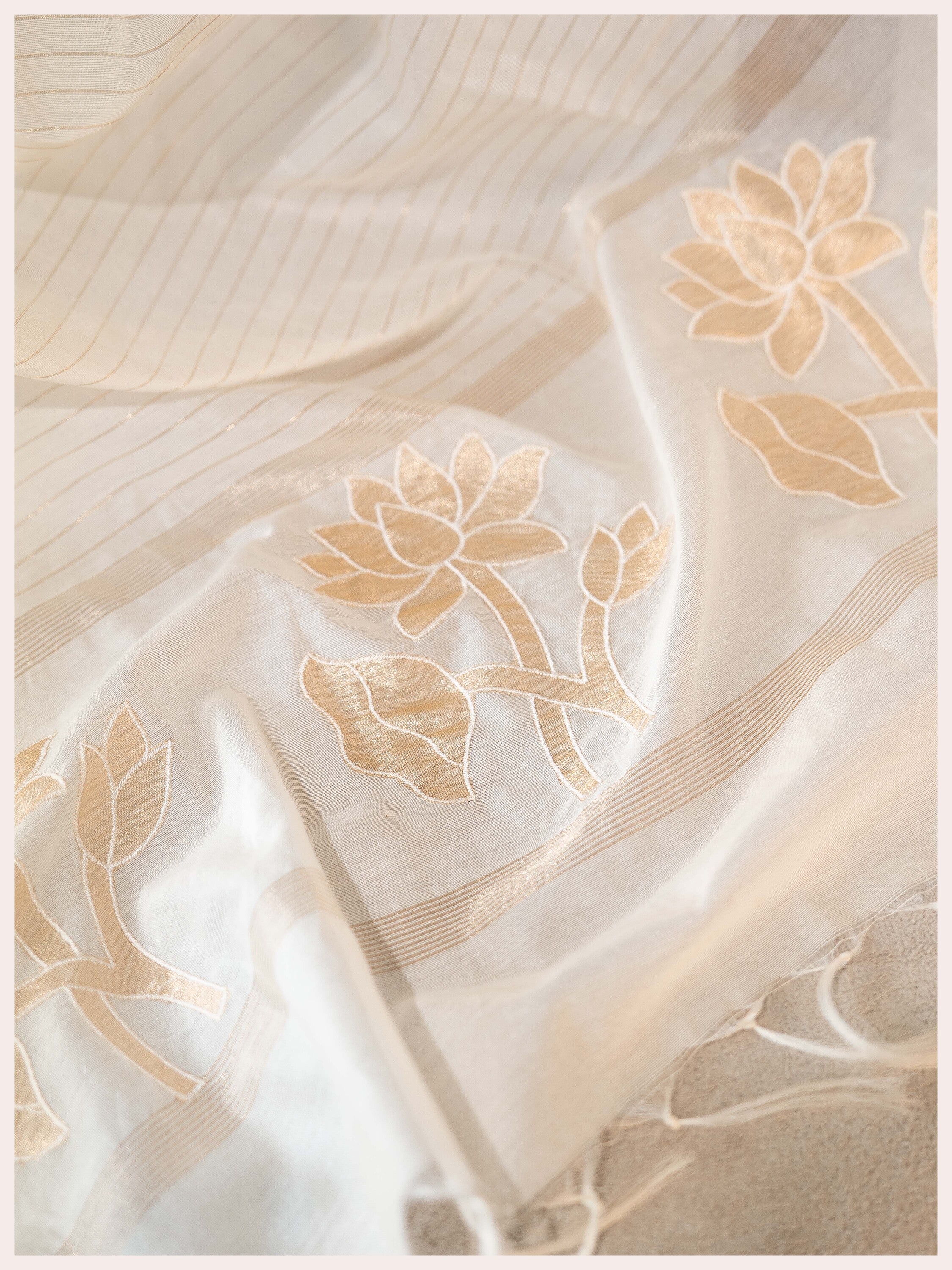 chanderi embroidery dupatta