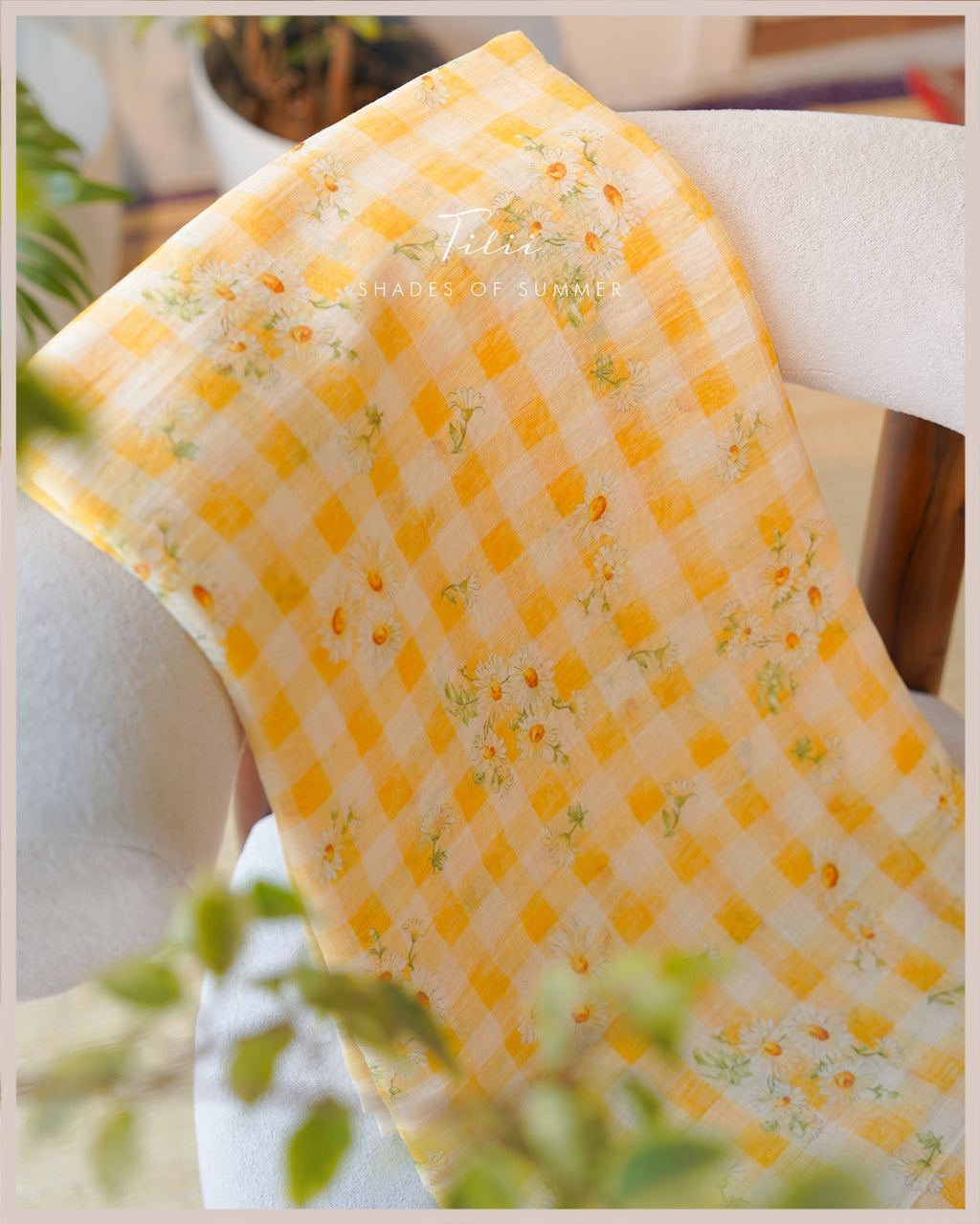 Unstitched suit set marigold muse in yellow