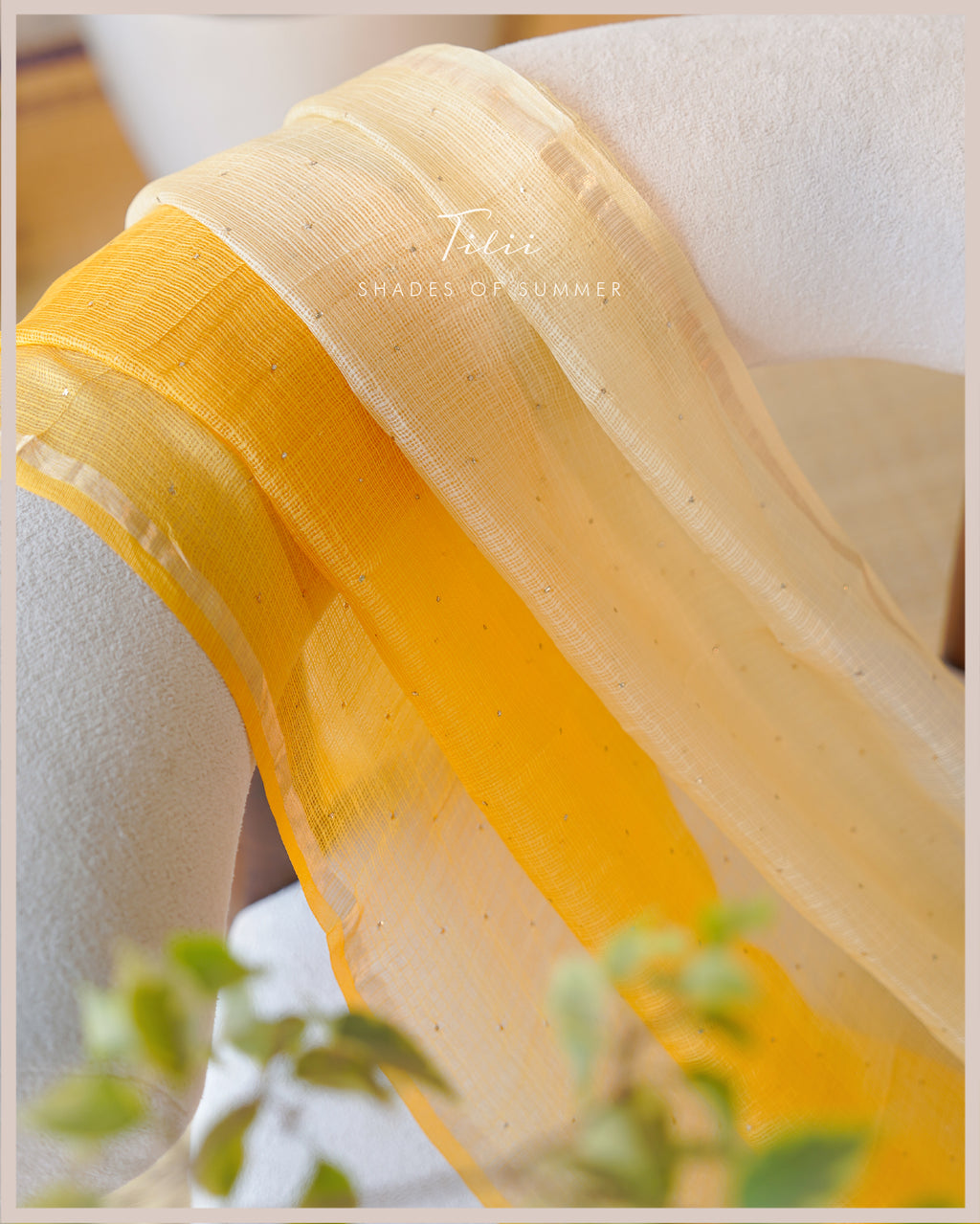 Unstitched suit set marigold muse in yellow