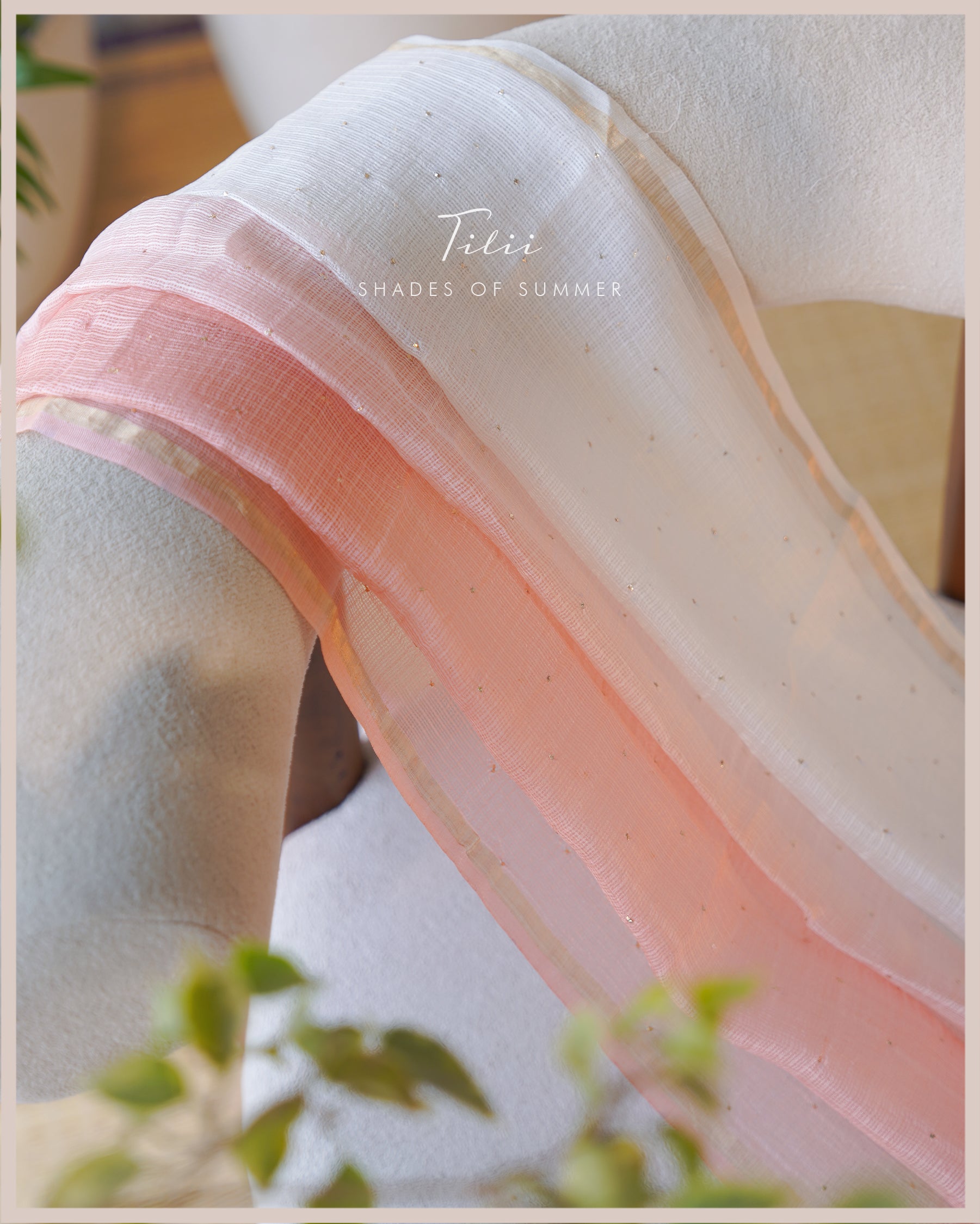 Unstitched suit set soft bloom in pink