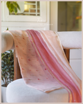 Unstitched suit set in blush lines