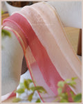 Silk Kota Dupatta in Maroon Ombré Shading