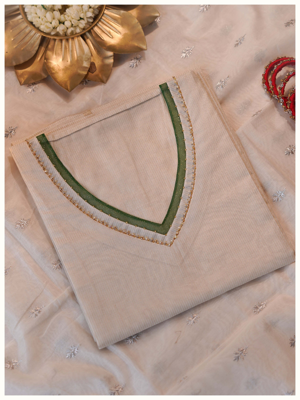 3 Piece Semi stitched Suit Set