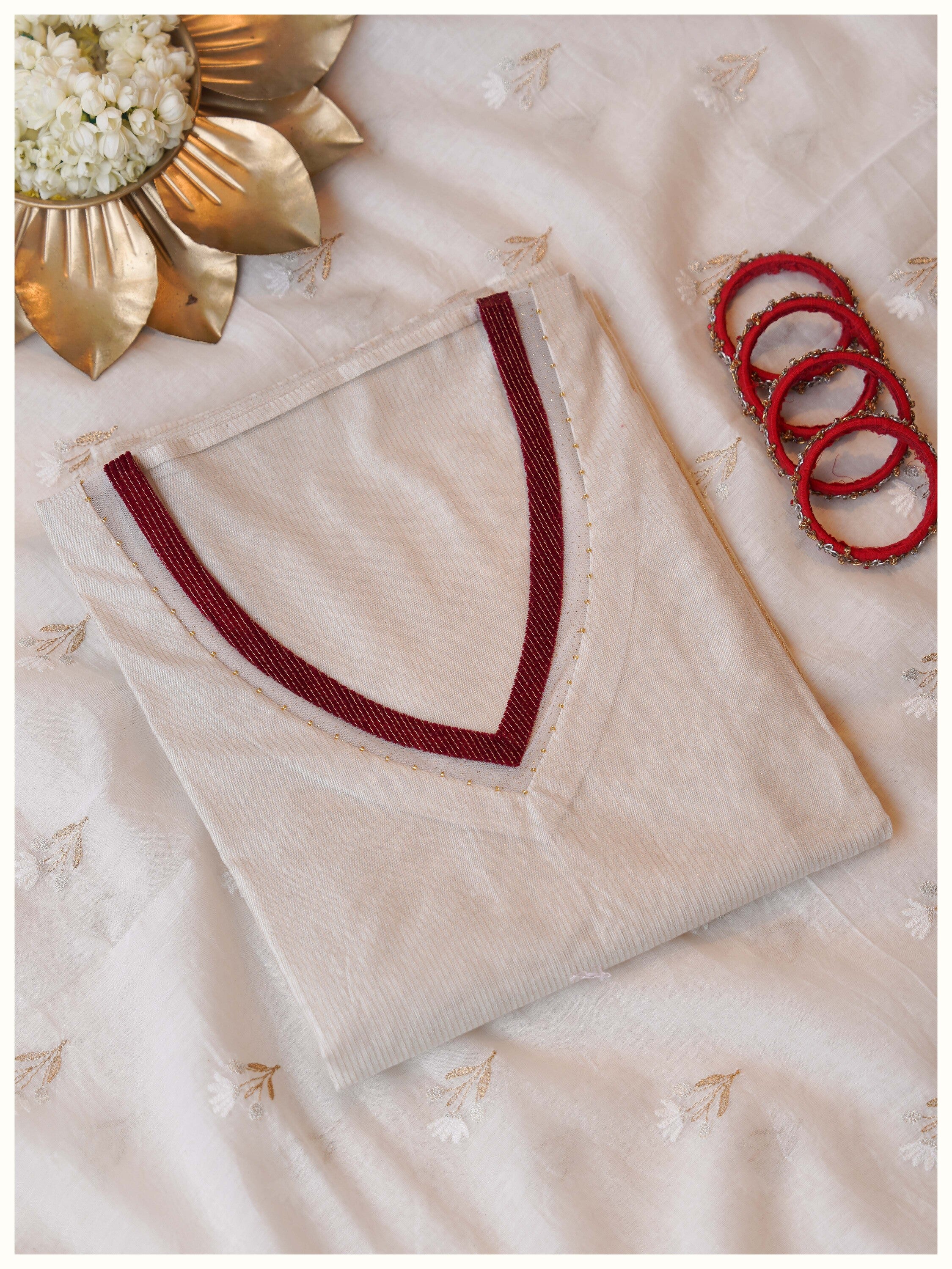 3 Piece Semi stitched Suit Set