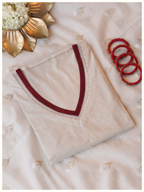 3 Piece Semi stitched Suit Set