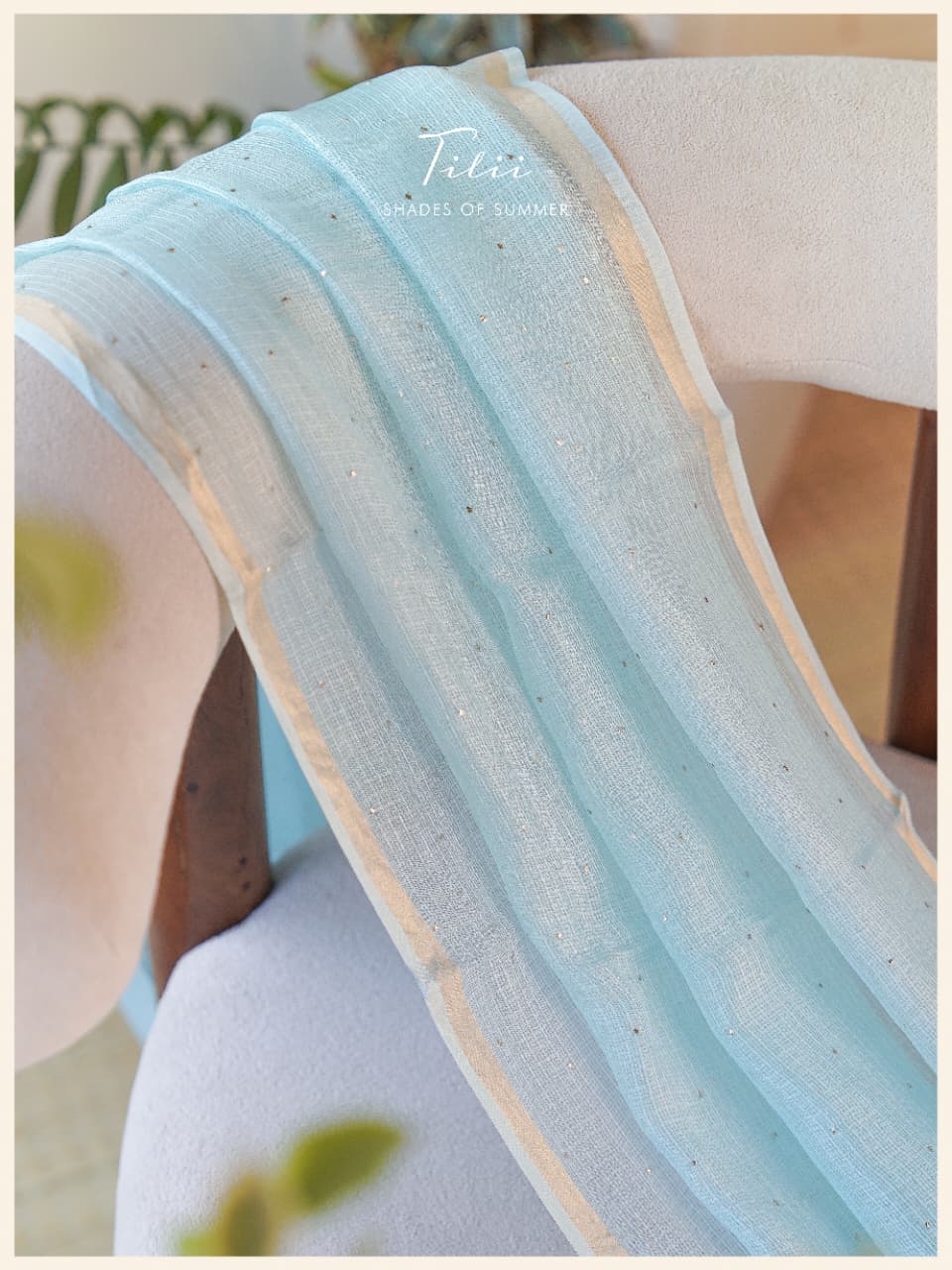 Unstitched suit set in pastel drizzle