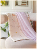 Unstitched suit set in floral linen
