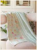 Unstitched suit set in floral linen